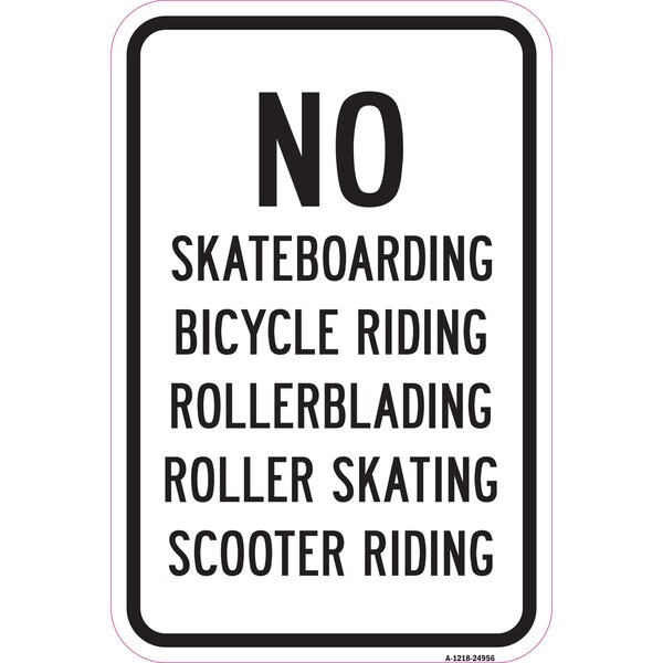 Signmission Safety Sign, 12 in Height, Aluminum, 18 in Length, 24956 A-1218-24956 - main